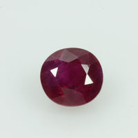 0.96 Cts Natural Burma Ruby Loose Gemstone Roundish Oval Cut