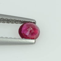 0.36 Cts Natural Burma Ruby Loose Gemstone Oval Cut