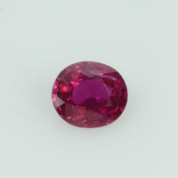 0.50 Cts Unheated Natural Burma Ruby Loose Gemstone Oval Cut