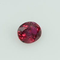 0.49 Cts Natural Burma Ruby Loose Gemstone Oval Cut