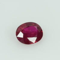 0.56 Cts Natural Burma Ruby Loose Gemstone Oval Cut