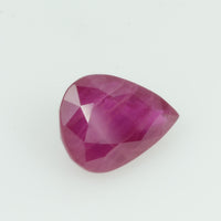 1.04 Cts Natural Burma Ruby Loose Gemstone Pear Cut