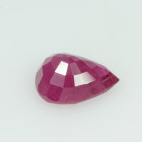 1.04 Cts Natural Burma Ruby Loose Gemstone Pear Cut