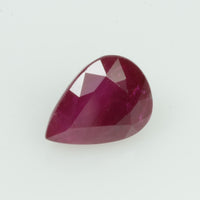 1.17 Cts Natural Burma Ruby Loose Gemstone Pear Cut