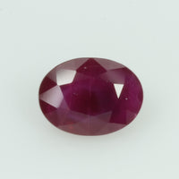 1.09 Cts Natural Burma Ruby Loose Gemstone Oval Cut