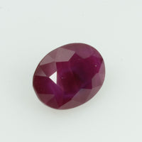 1.09 Cts Natural Burma Ruby Loose Gemstone Oval Cut