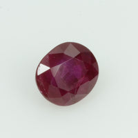 0.99 Cts Natural Burma Ruby Loose Gemstone Oval Cut