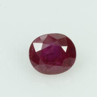 0.99 Cts Natural Burma Ruby Loose Gemstone Oval Cut