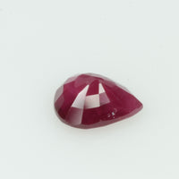 0.67 Cts Natural Burma Ruby Loose Gemstone Pear Cut
