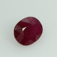 1.21 Cts Natural Burma Ruby Loose Gemstone Oval Cut