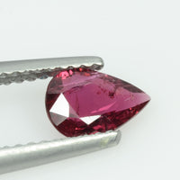 0.82 cts Natural Ruby Loose Gemstone Pear Cut