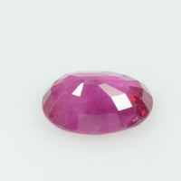 1.25 cts Natural Burma Ruby Loose Gemstone Oval Cut