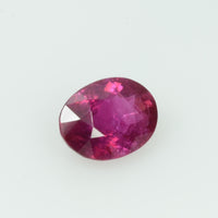 0.69 cts Unheated Natural Burma Ruby Loose Gemstone Oval Cut
