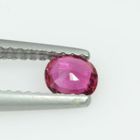 0.40 cts Natural Burma Ruby Loose Gemstone Ovalish Round Cut