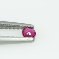 2.9 mm Natural Burma Ruby Loose Gemstone Round Cut
