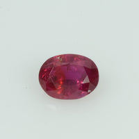 0.47 Cts Natural Burma Ruby Loose Gemstone Oval Cut