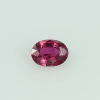 0.28 Cts Natural Burma Ruby Loose Gemstone Oval Cut