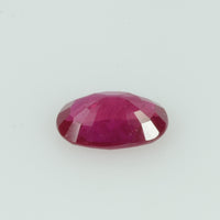 0.53 Cts Natural Vietnam Ruby Loose Gemstone Oval Cut