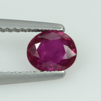 0.79 Cts Natural Vietnam Ruby Loose Gemstone Oval Cut
