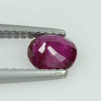 0.79 Cts Natural Vietnam Ruby Loose Gemstone Oval Cut