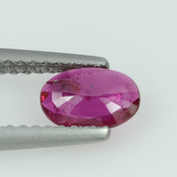 0.54 Cts Natural Vietnam Ruby Loose Gemstone Oval Cut