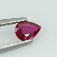 0.37 cts Natural Vietnam Ruby Loose Gemstone Pear Cut