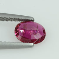 0.52 Cts Unheated Natural Burma Ruby Loose Gemstone Oval Cut