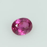 0.56 Cts Unheated Natural Burma Ruby Loose Gemstone Oval Cut