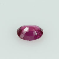0.56 Cts Unheated Natural Burma Ruby Loose Gemstone Oval Cut