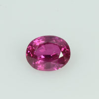 0.56 Cts Unheated Natural Burma Ruby Loose Gemstone Oval Cut