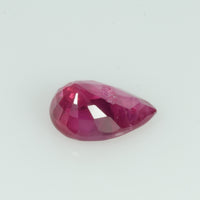0.85 Cts Natural Burma Ruby Loose Gemstone Pear Cut