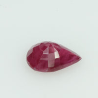0.74 Cts Natural Burma Ruby Loose Gemstone Pear Cut