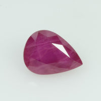 1.04 Cts Natural Burma Ruby Loose Gemstone Pear Cut