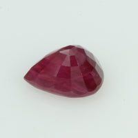 1.17 Cts Natural Burma Ruby Loose Gemstone Pear Cut