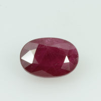 1.09 Cts Natural Burma Ruby Loose Gemstone Oval Cut