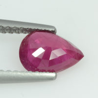 1.08 Cts Natural Burma Ruby Loose Gemstone Pear Cut