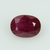 1.50 Cts Natural Burma Ruby Loose Gemstone Oval Cut