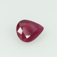 0.67 Cts Natural Burma Ruby Loose Gemstone Pear Cut