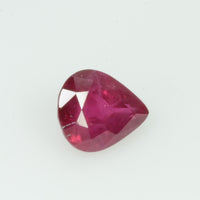 0.69 Cts Natural Burma Ruby Loose Gemstone Pear Cut