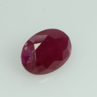 1.05 Cts Natural Burma Ruby Loose Gemstone Oval Cut