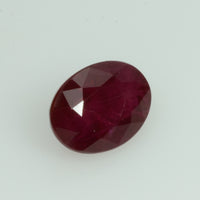 1.08 Cts Natural Burma Ruby Loose Gemstone Oval Cut