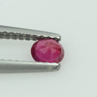0.28 Cts Natural Burma Ruby Loose Gemstone Oval Cut