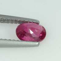 0.81 Cts Natural Burma Ruby Loose Gemstone Oval Cut