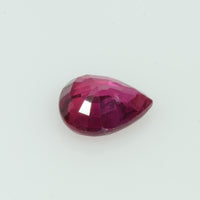 0.70 Cts Natural Ruby Loose Gemstone Pear Cut