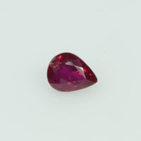 0.33 Cts Natural Ruby Loose Gemstone Pear Cut