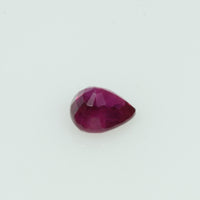 0.33 Cts Natural Ruby Loose Gemstone Pear Cut