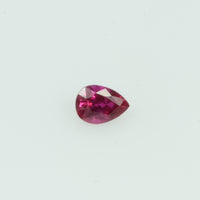 0.12 Cts Natural Ruby Loose Gemstone Pear Cut