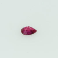 0.12 Cts Natural Ruby Loose Gemstone Pear Cut
