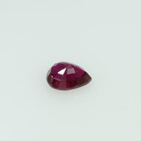 0.25 Cts Natural Ruby Loose Gemstone Pear Cut