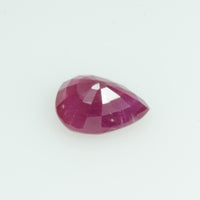 0.70 Cts Natural Burma Ruby Loose Gemstone Pear Cut